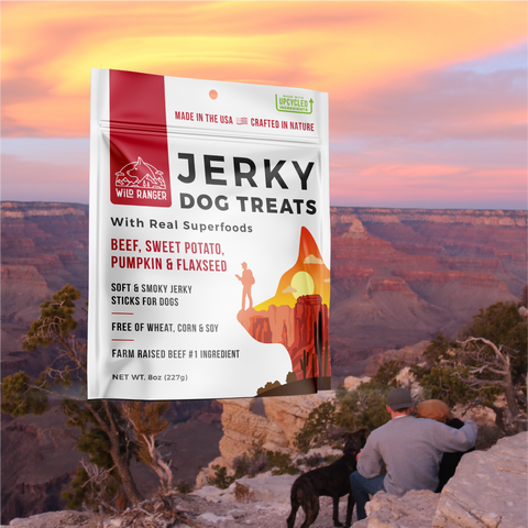 Wild Ranger Beef Jerky Dog Treats - 8oz