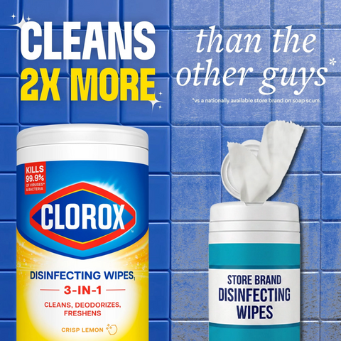 Clorox Disinfecting Cleaning Wipes - Crisp Lemon - 75 Pack