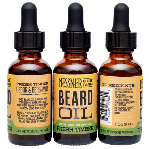Beard Oil - Fresh Timber - Cedarwood and Bergamot
