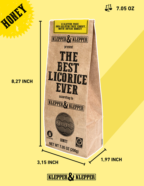 Black Licorice - Real Honey | gluten free | imported from NL
