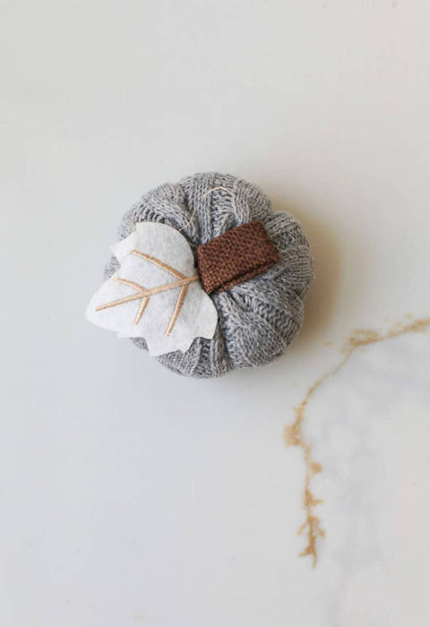 Mini Knit Pumpkins Fall Decorations