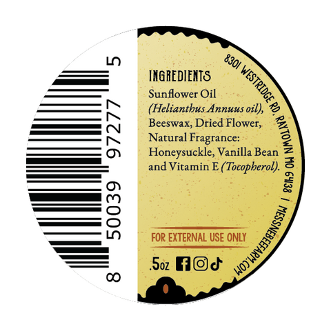 Solid Perfume - Honeysuckle - Handmade with Beeswax