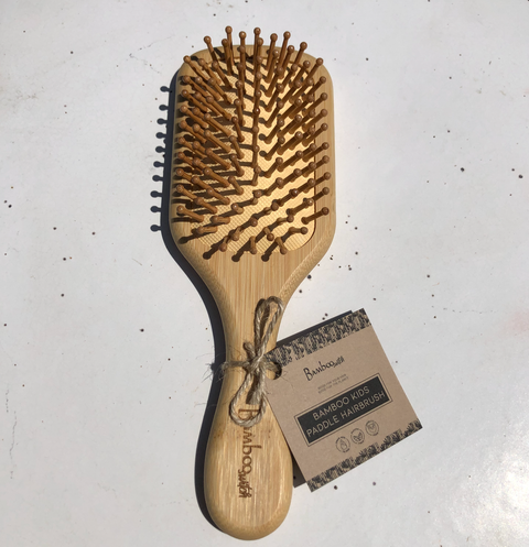 Bamboo Hairbrush | Small Paddle
