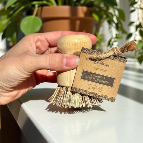 Bamboo Pot Scrubber | Kitchen