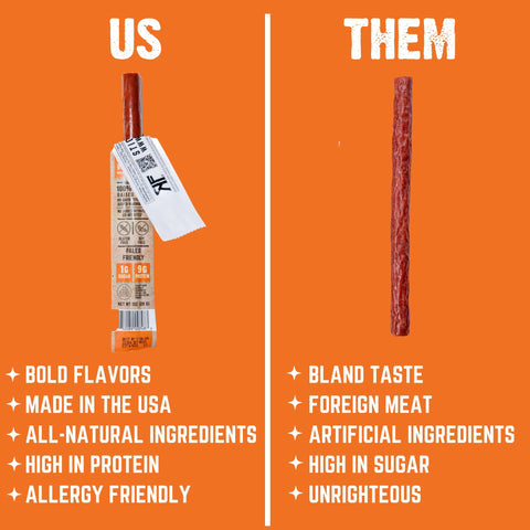 Righteous Felon Fiery Habanero Beef - 1oz Stick