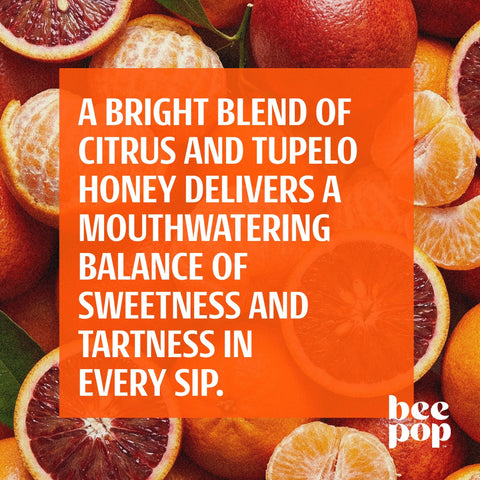 BeePop Tupelo Honey Sparkling Drink - Citrus - 12oz