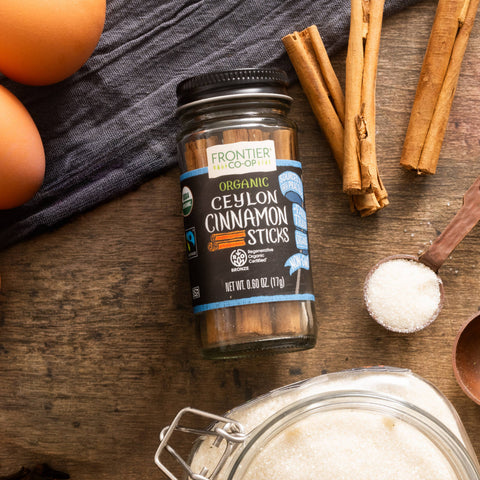 Regenerative Organic Certified® Ceylon Cinnamon Sticks - 0.6oz Jar