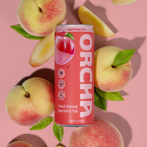 Peach Oolong Sparkling Tea - 10.82oz Can