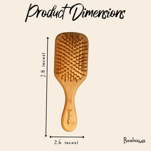 Bamboo Hairbrush | Small Paddle