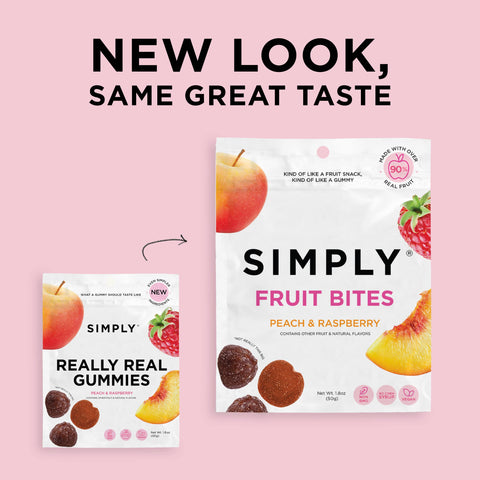 Fruit Bites - Peach Raspberry - 1.8 oz Bag
