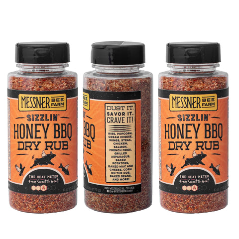 Sizzlin' Honey BBQ Dry Rub - Dust it. Savor it. Crave it!