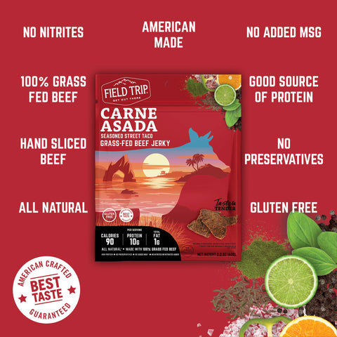 Carne Asada Beef Jerky - 2.2oz Bag