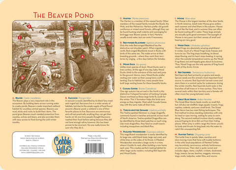 The Beaver Pond (Tray) 35-Piece Cobble Hill Puzzle