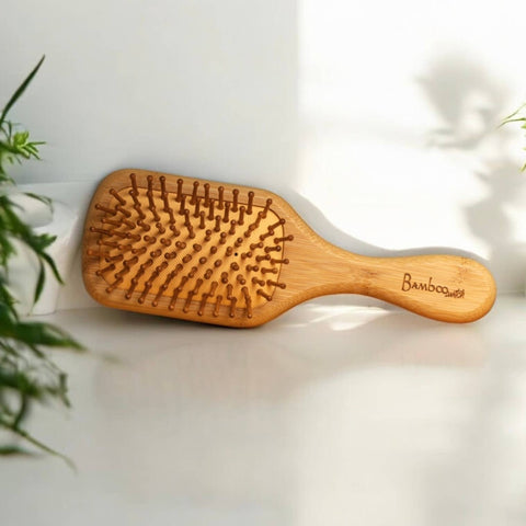 Bamboo Hairbrush | Small Paddle