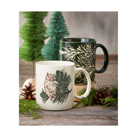 Wilde Pine Owl Mug Multi Christmas