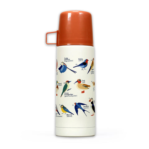 Thermal Flask Garden Birds