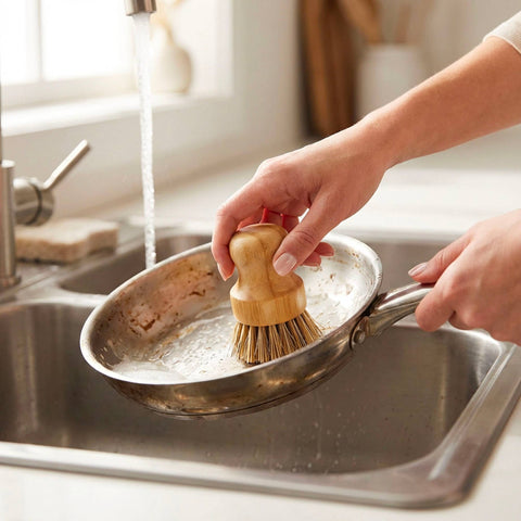 Bamboo Pot Scrubber | Kitchen