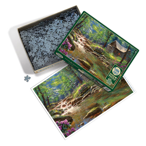 Fishing Cabin 1000-Piece Cobble Hill Puzzle