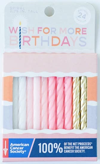 Wish For More Birthdays - Birthday Candles