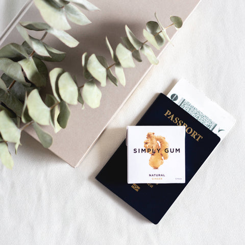 Ginger Chewing Gum - Natural + Plastic-Free | 15 Pieces