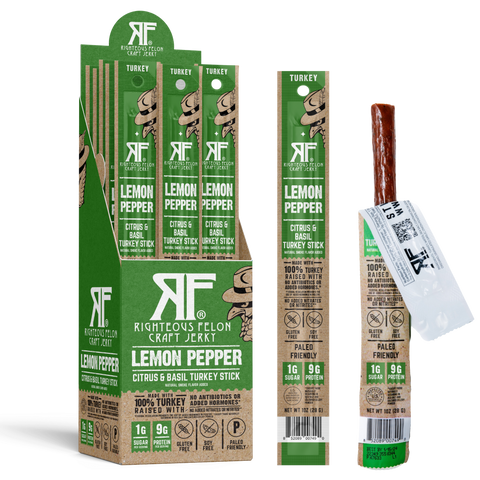 Righteous Felon Lemon Pepper Turkey - 1oz Stick