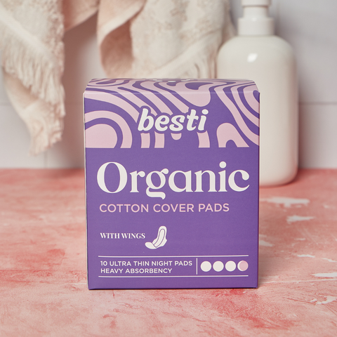 100% Organic Cotton Night Pads (10 Count)