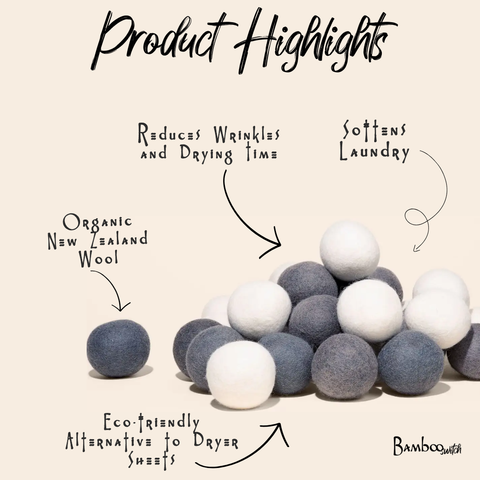 New Zealand Wool Dryer Ball - 1 Piece