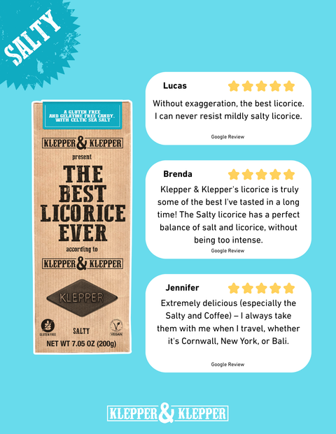 Black Licorice - Salty | vegan glutenfree | imported from NL