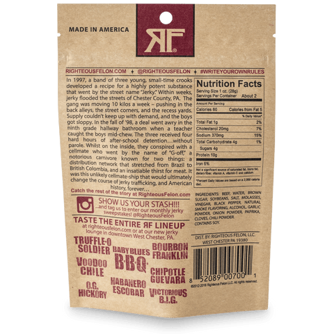 OG Hickory Beef Jerky - 2oz Bag