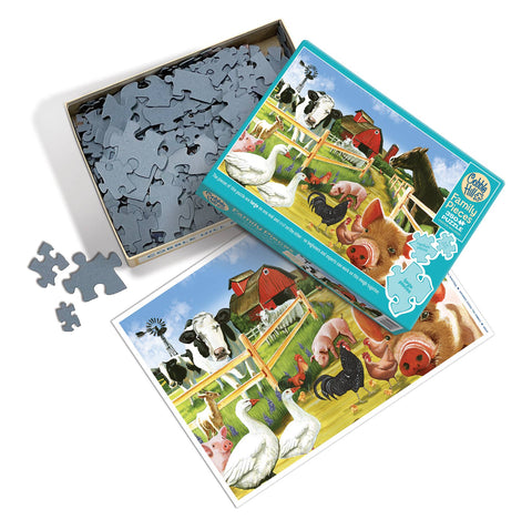 Welcome to the Farm (Family) 350 Piece Cobble Hill Puzzle