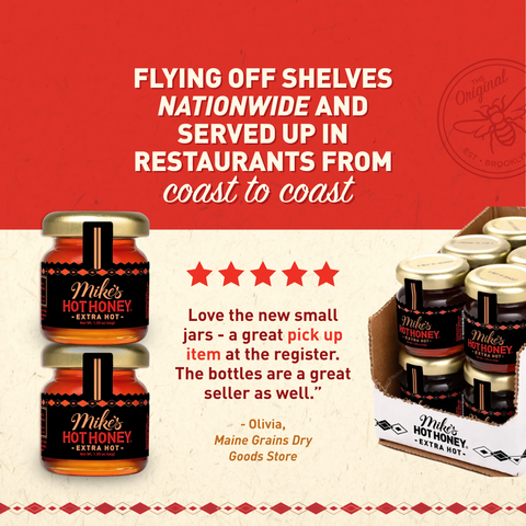 Mike's Hot Honey | Extra Hot | Mini Jars | 1.5oz