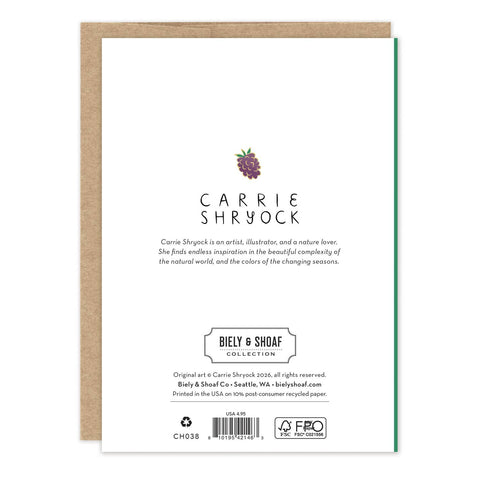 Blackberry Thank You Card