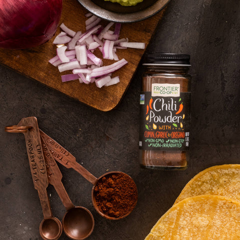 Chili Powder, Non-GMO, Salt Free, Non-ETO, Kosher 1.76 Oz.