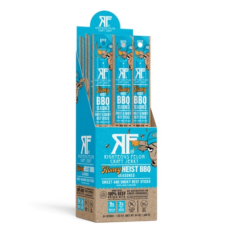 Righteous Felon Honey Heist BBQ Beef - 1oz Stick