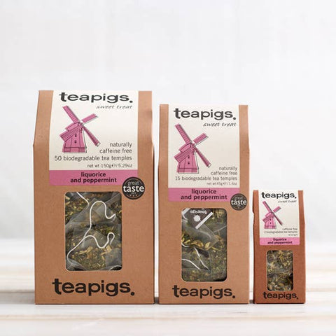 Liquorice & Peppermint Tea - 15 Temples