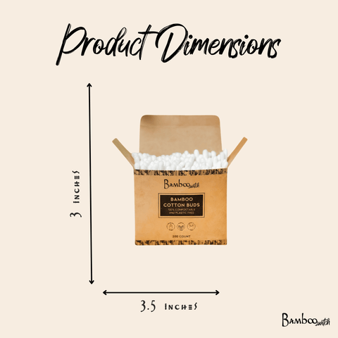 Bamboo Cotton Ear Buds - 200ct