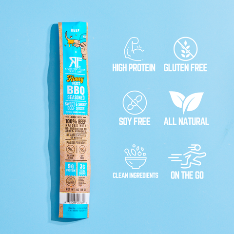 Righteous Felon Honey Heist BBQ Beef - 1oz Stick