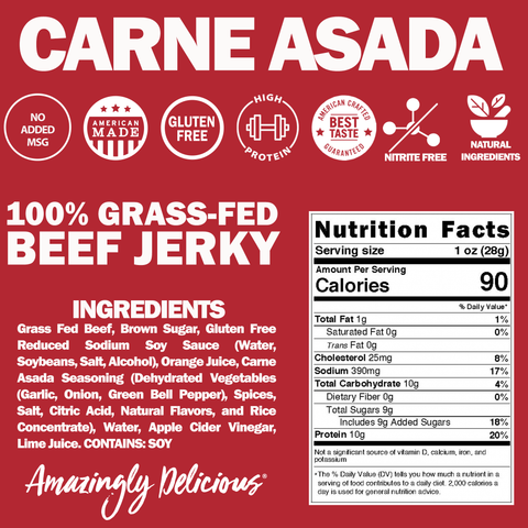 Carne Asada Beef Jerky - 2.2oz Bag