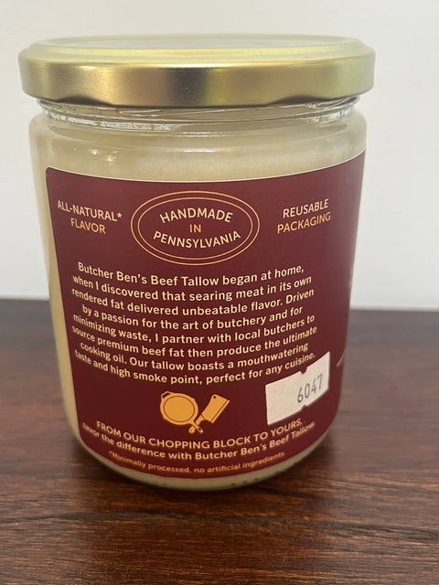 Butcher Ben's Beef Tallow - 14oz Jar