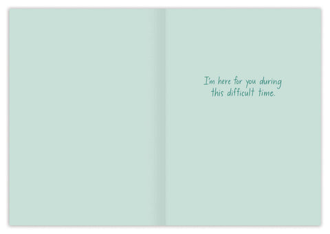 Peaks & Valleys Landscape Sympathy Card