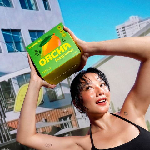 Mango Green Sparkling Tea - 10.82oz Can