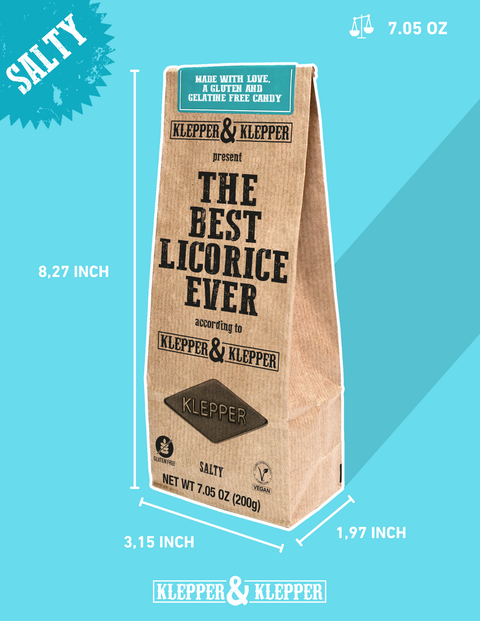 Black Licorice - Salty | vegan glutenfree | imported from NL