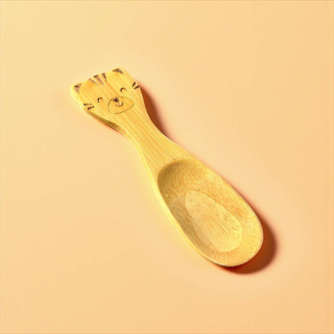 Bamboo Animal Kids & Toddler Utensils | Tiger Spoon