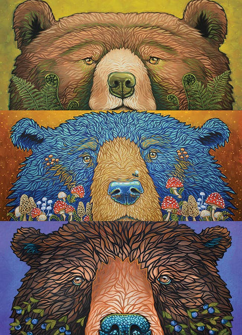 Bear Eyes: Harvest 500-Piece Cobble Hill Puzzle