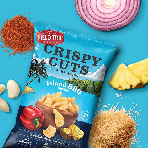 Crispy Cuts Island BBQ Pork Rind - 1oz Bag