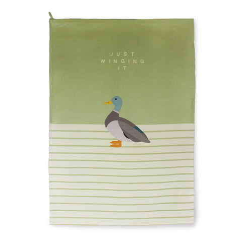 Mallard Duck Bird Tea Towel
