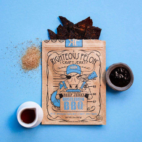 Righteous Felon Bootleggin' BBQ Beef Jerky - 2oz Bag