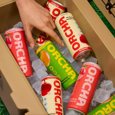 Mango Green Sparkling Tea - 10.82oz Can