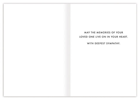 Part Of You Sympathy Card