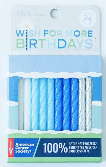 Wish For More Birthdays - Birthday Candles